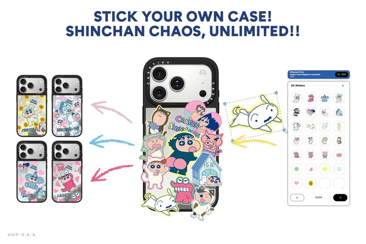 Casetify stick and name custome case