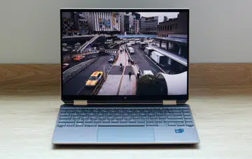 The newer version of HP's Spectre convertible notebook can be ordered with a high-resolution OLED display.