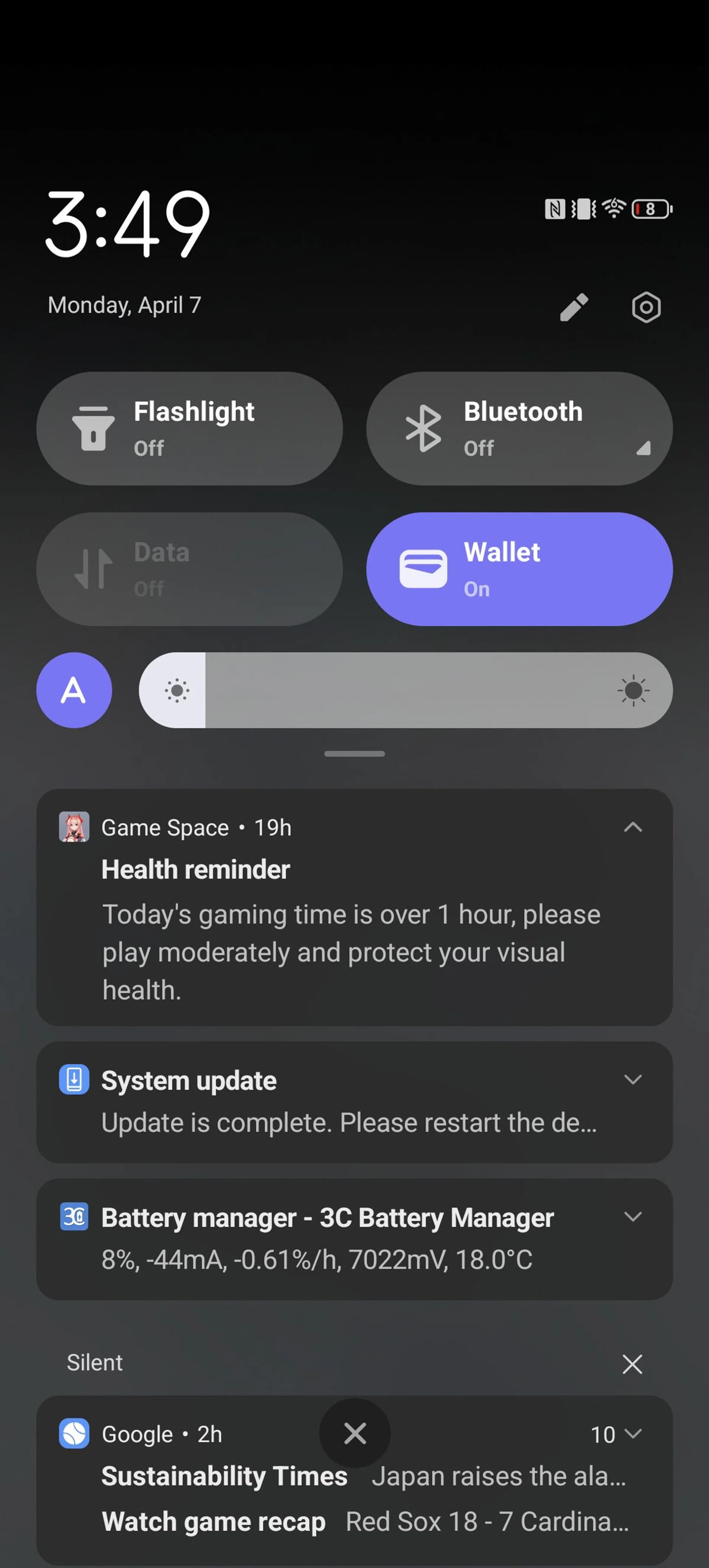 Gaming reminders. Photo: HWZ.
