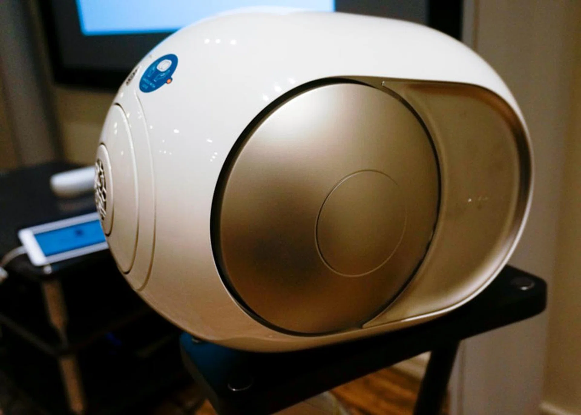 The Phantom looks drastically different from competing speakers. 