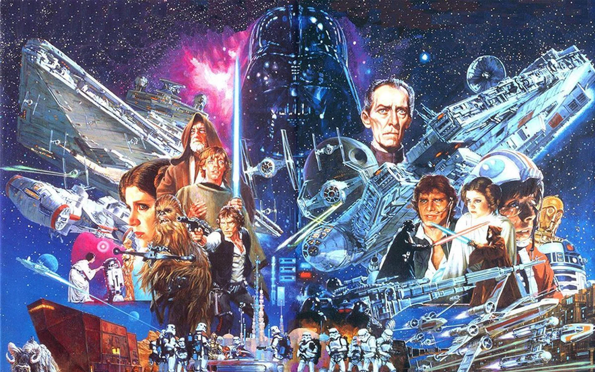 The Star Wars EU consists of thousands of new characters and hundreds of novels and comics outside of the movies and animated TV series.