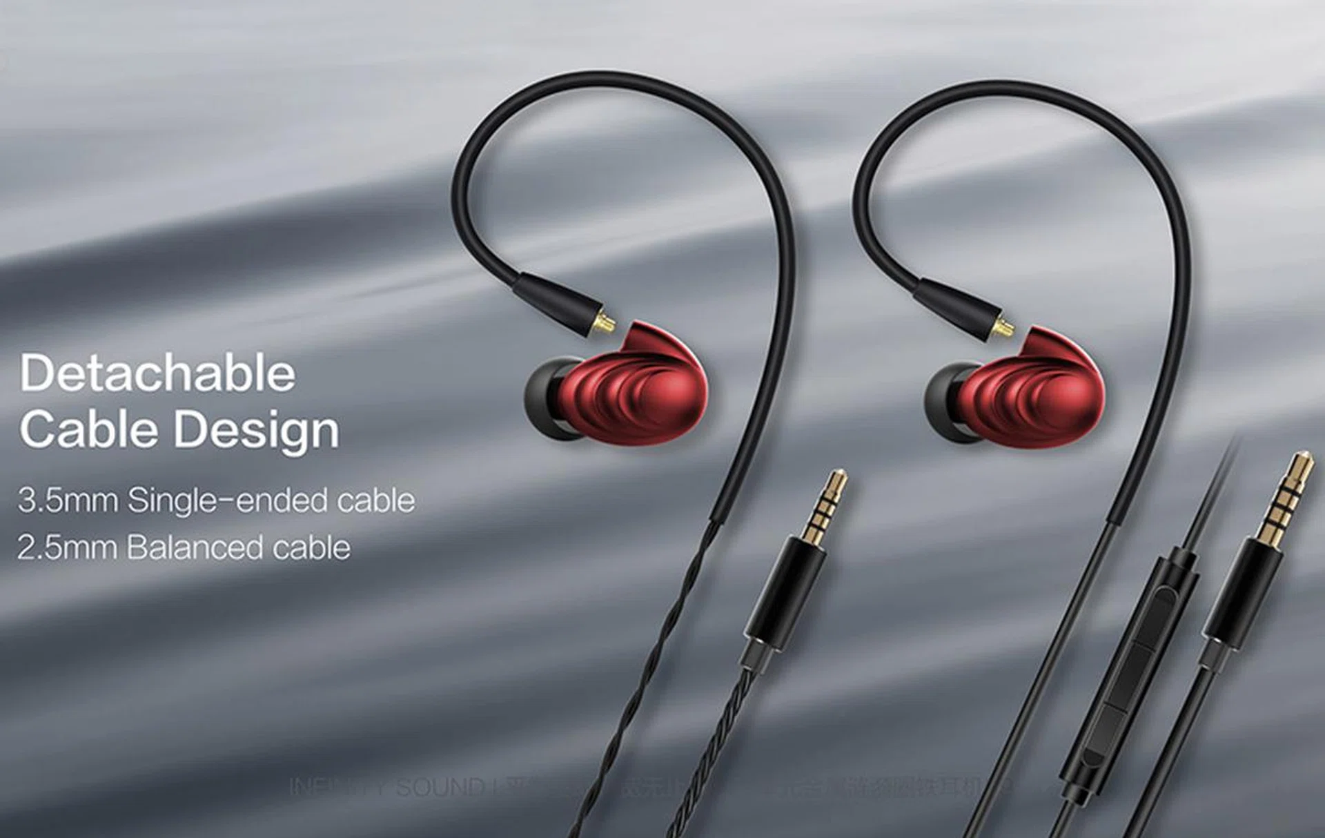 In line with FiiO's direction, the F9 earphones support balanced cables too.