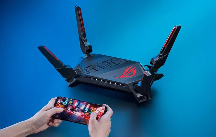 AX6000 router. PHOTO: ASUS
