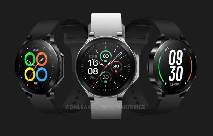 Purported render of the OnePlus Watch 2. Image source: @OnLeaks x @MySmartPrice