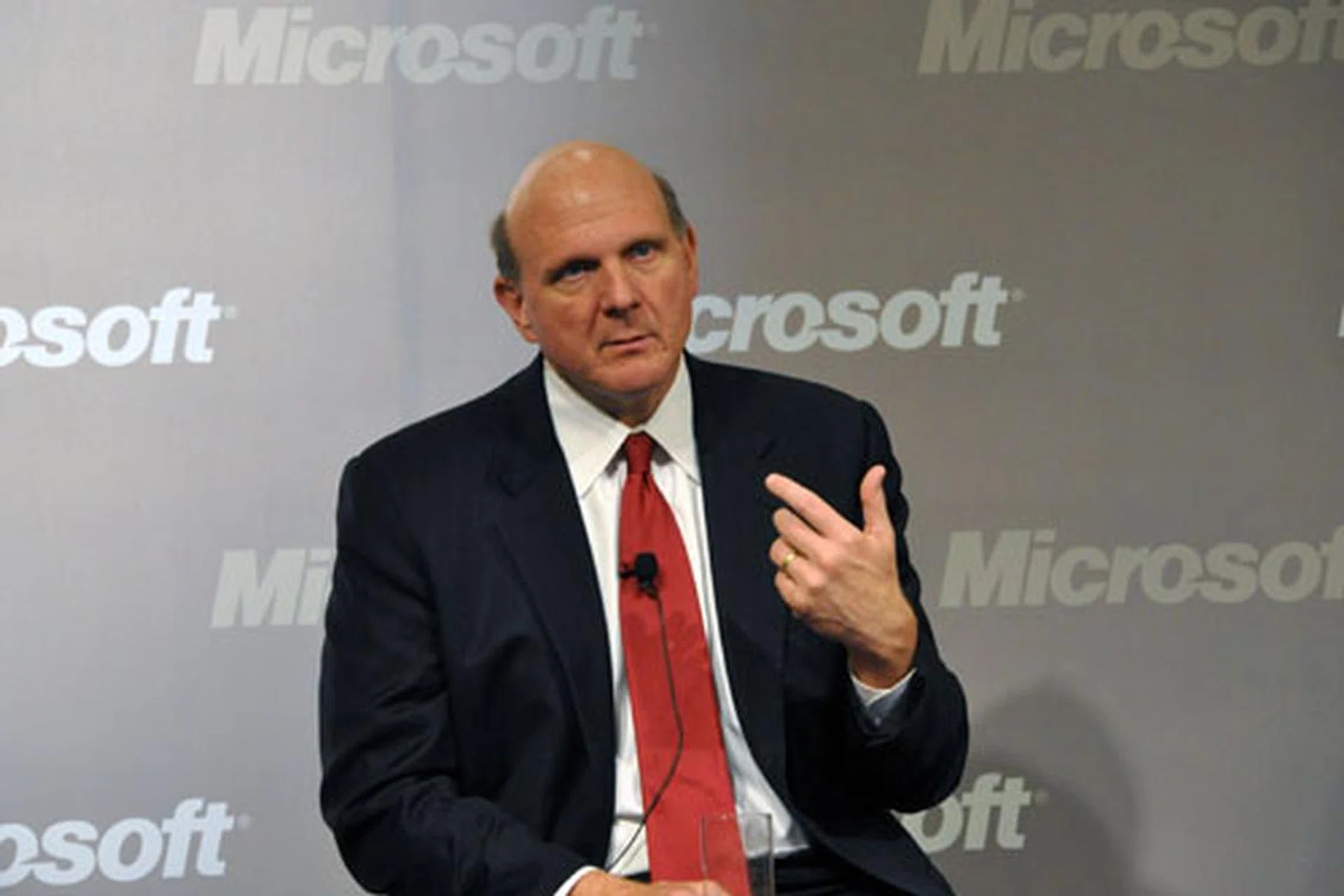 Steve Ballmer, CEO of Microsoft.