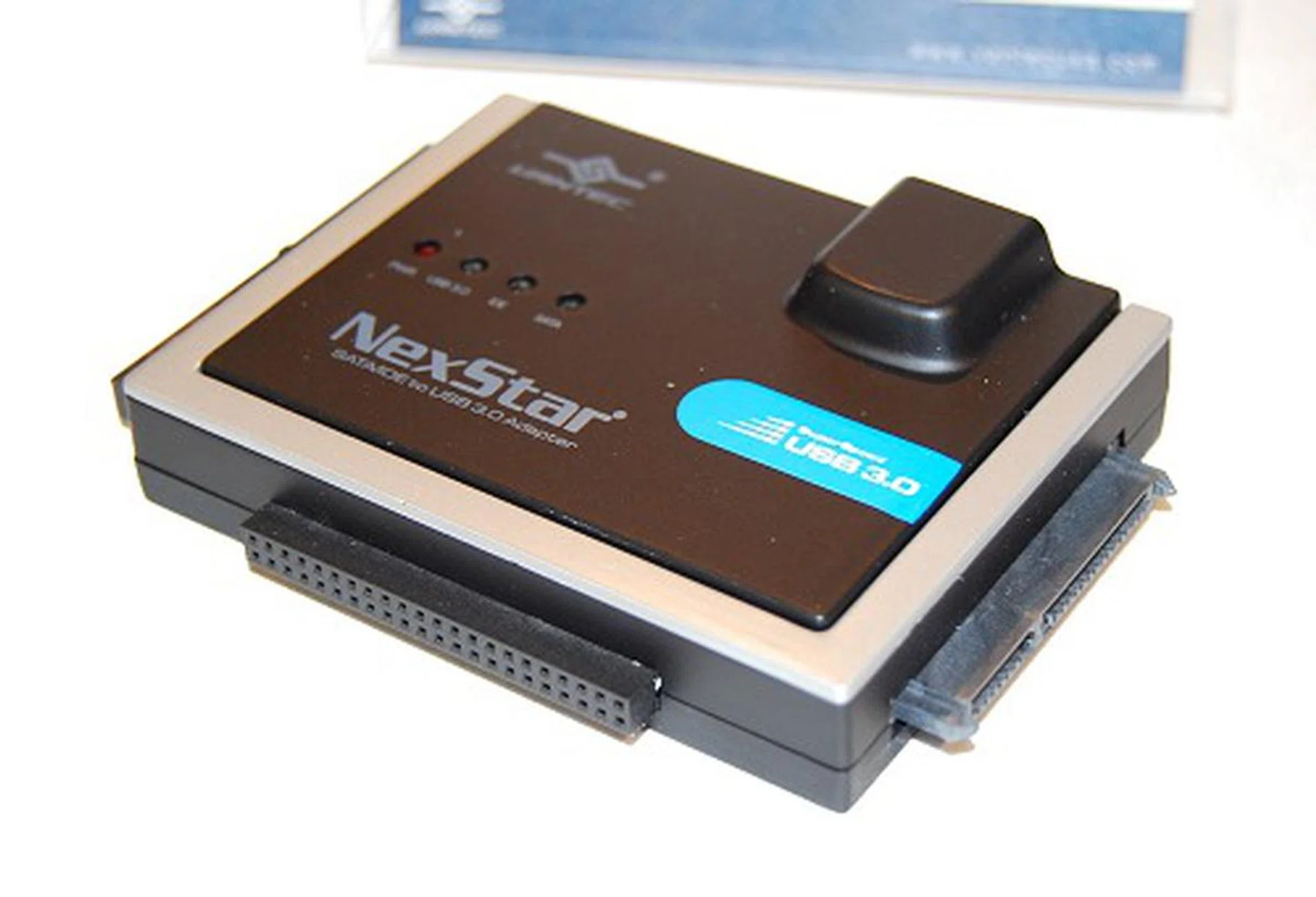 Here's one of Vantec's popular storage adaptors updated with the latest USB 3.0 support. It connects IDE and SATA based drives to help transfer content via USB.