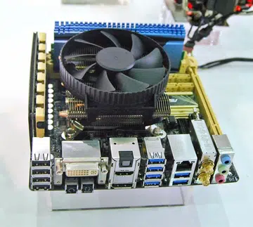 The Cooler Master GeminII mini CPU cooler.