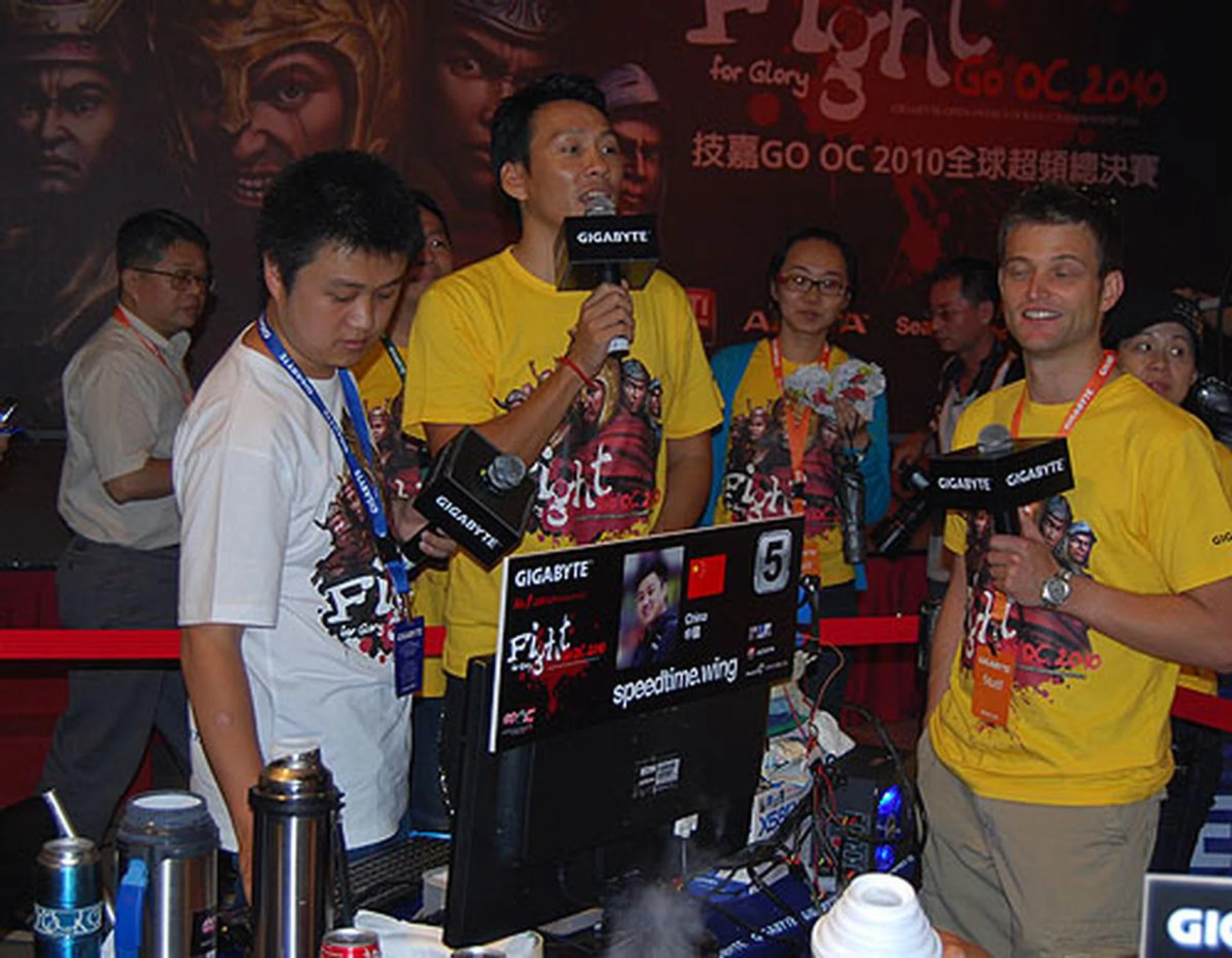 China's speedtime,wing getting interviewed about his chances in the competition. He has only completed one benchmark at the moment. 