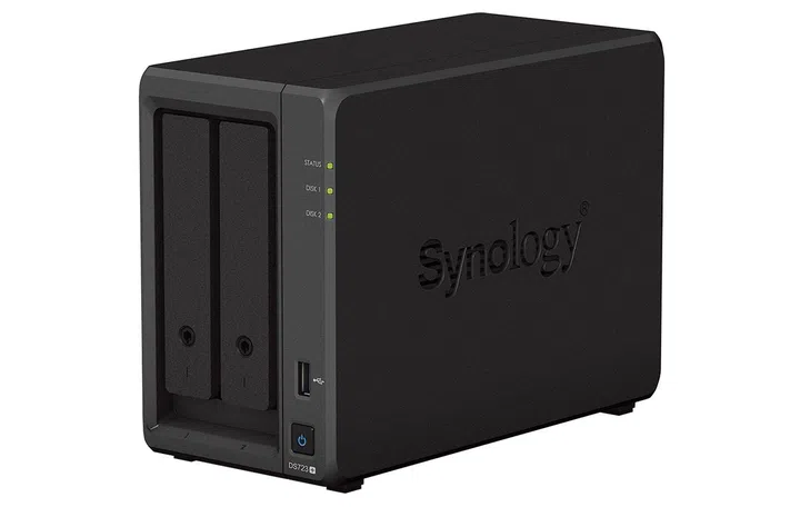 The NAS has a fairly common shape and design. 