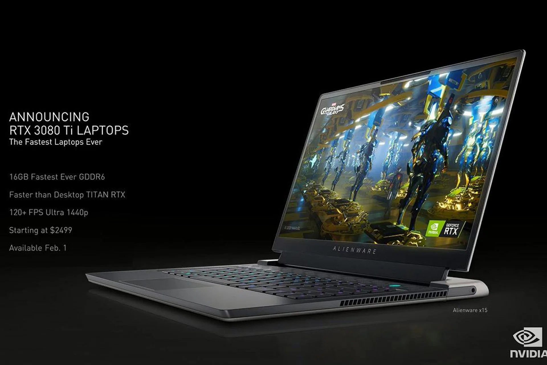 The fastest mobile GPU, the GeForce RTX 3080 just got dethroned by its newer RTX 3080 Ti brother - complete with a new Max-Q standard to boost. (Click to view a larger image.)