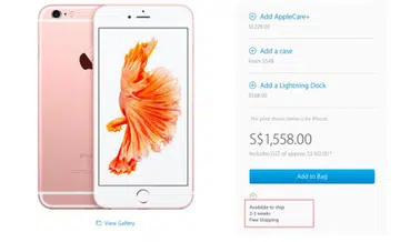 Image source: Apple Online Store (Singapore)