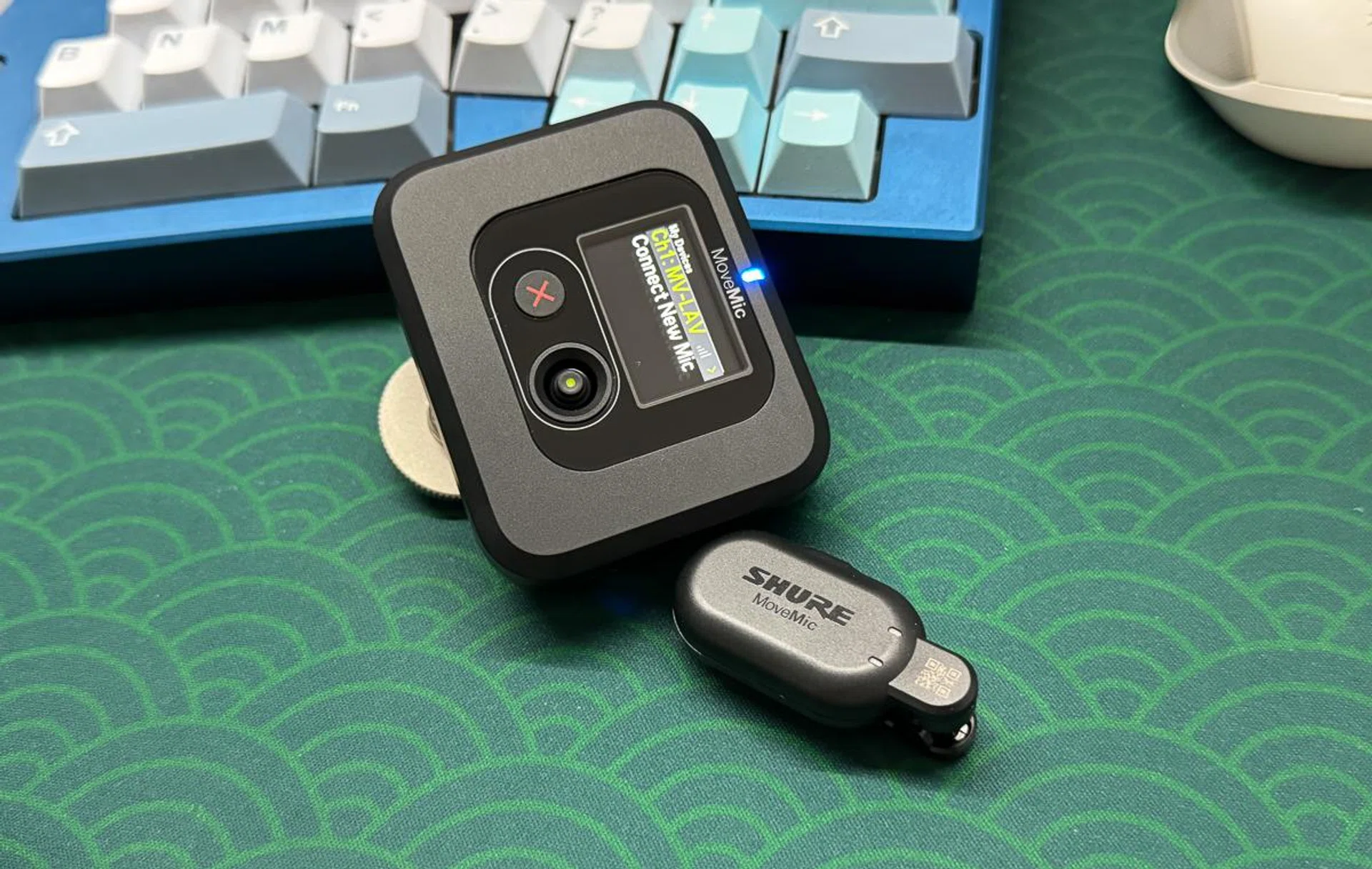 Both mics need to be paired with the receiver or with a phone if using directly.