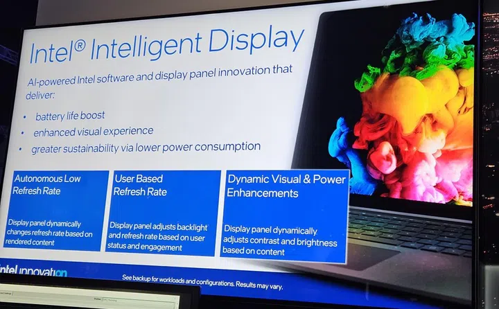 This is Intel’s Intelligent Display Technology (IDT).