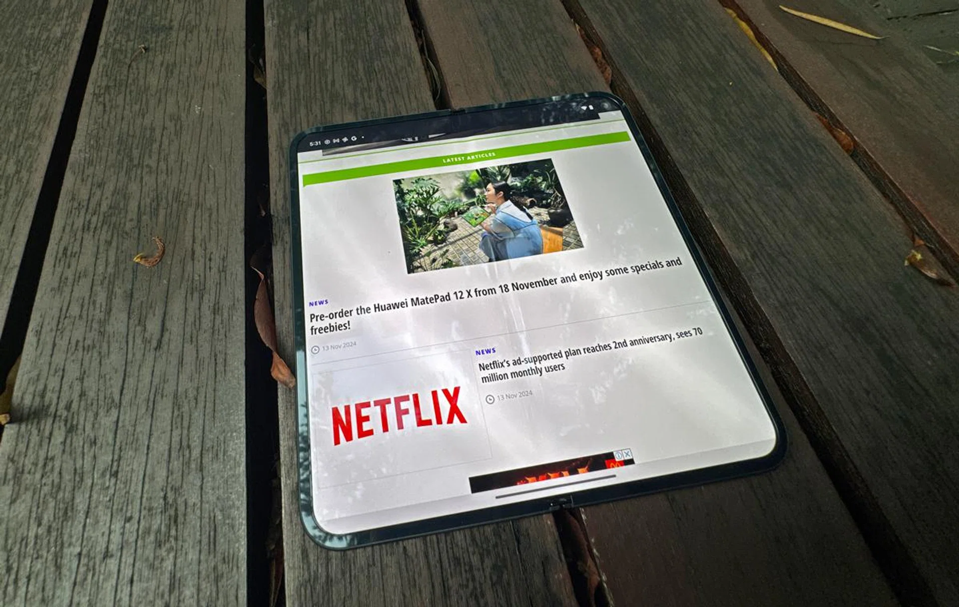 Google Pixel 9 Pro Fold. Photo: HWZ.