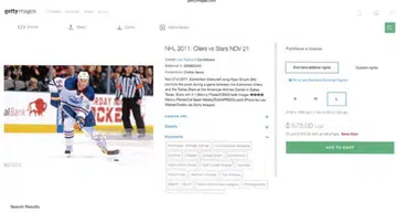 One example of the alleged copyright infringement issues by Getty. Image credit: Ars Technica.