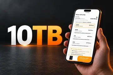 M1 10TB mobile data plan