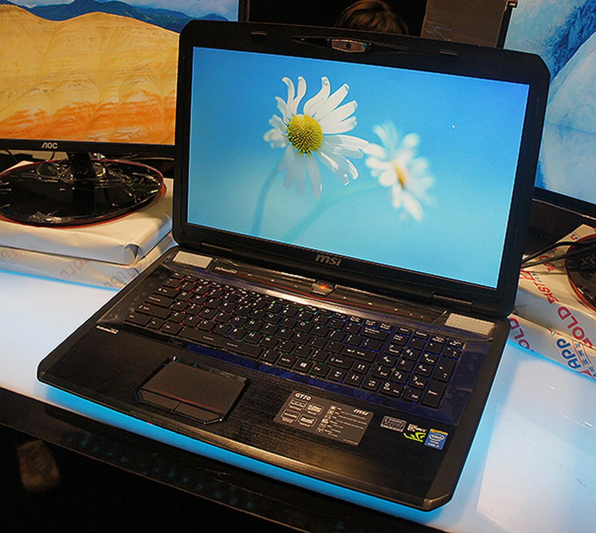 The MSI GT70 2PE Dominator Pro has a quad-core Core i7 processor and is powered also by NVIDIA's latest flagship mobile GPU, the GeForce GTX 880M. It also features Super RAID technology - 256GB of flash memory - and a regular 1TB HDD. In top spec, this model will set you back $3,799 and will come with an MSI backpack, HDMI cable, gaming mouse, and a free copy of Assassin's Creed.