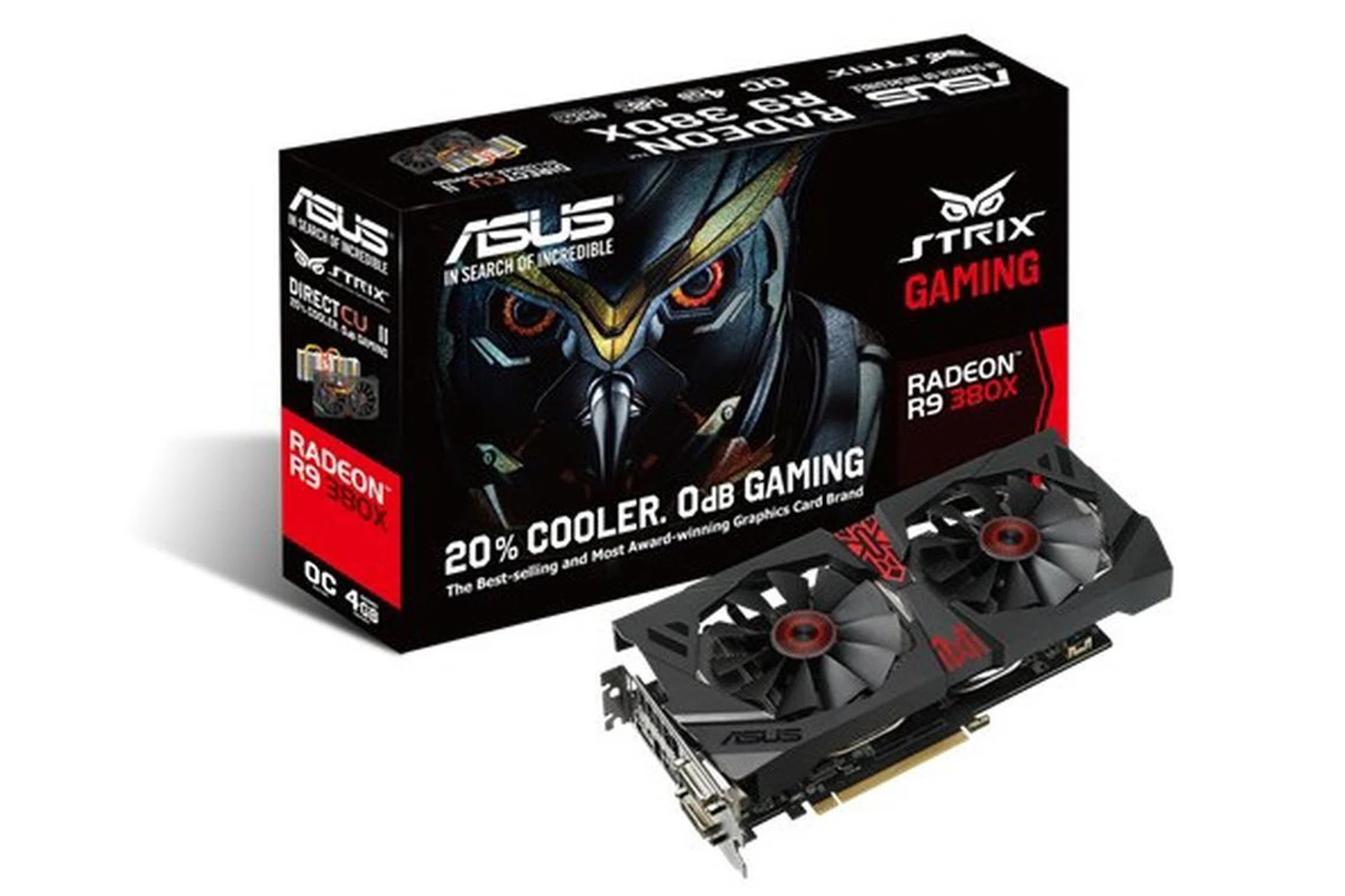 The ASUS Strix Radeon R9 380X is one of a handful of custom cards that are slowly becoming available. (Image Source: ASUS)