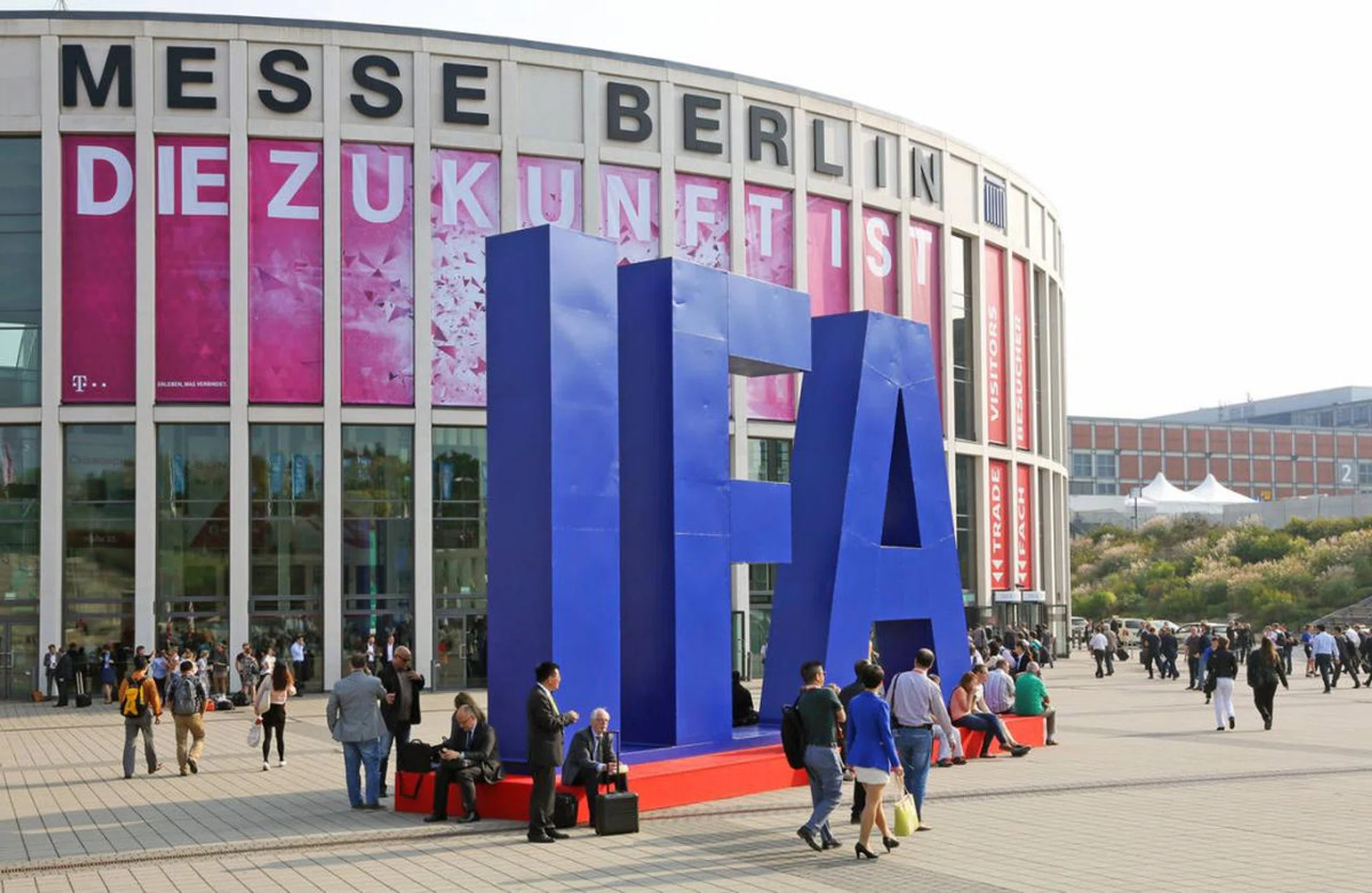 Outside the IFA 2015 halls at Messe Berlin.