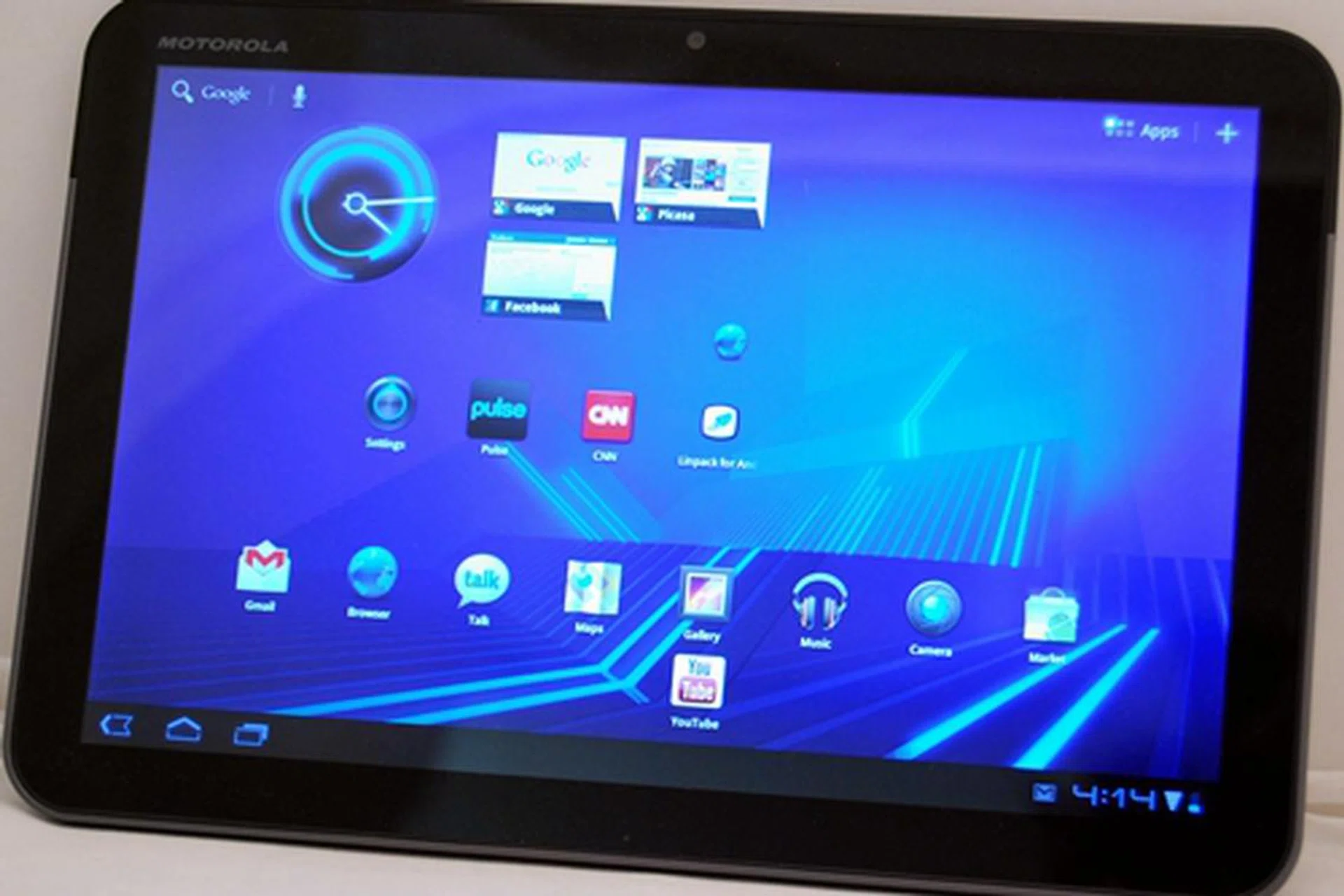 The Motorola Xoom. Be prepared to be impressed.
