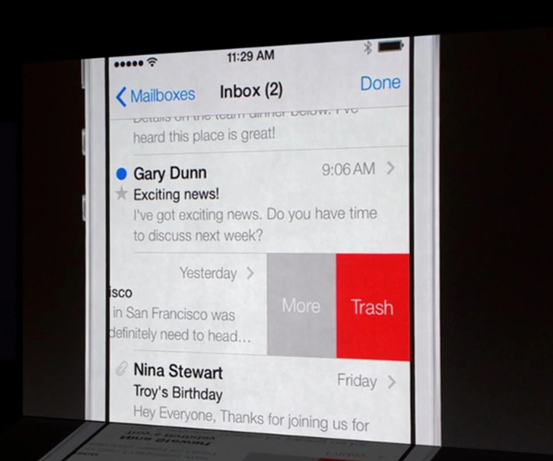 The interface remains largely the same except for some minor aesthetic improvements and incorporation of swipe gestures.