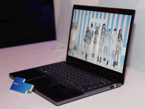 This Compal machine was one of the Ultrabook machines introduced by Intel.