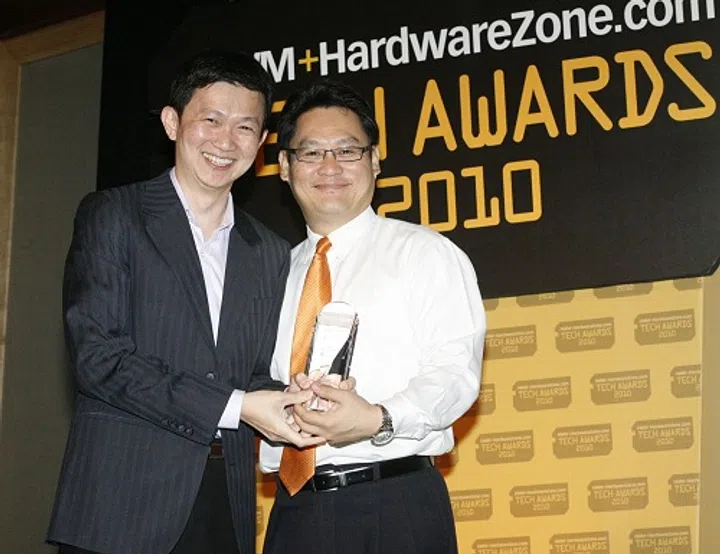 Patrick Liew, Country Manager for Singapore, Intel Technology Asia was a proud winner of 3 awards at the Tech Awards 2010. Intel wins the Reader's Choice vote for the Best CPU and a further two Editor's Choice awards for the Best High-End Desktop CPU and Best Mainstream Desktop CPU.