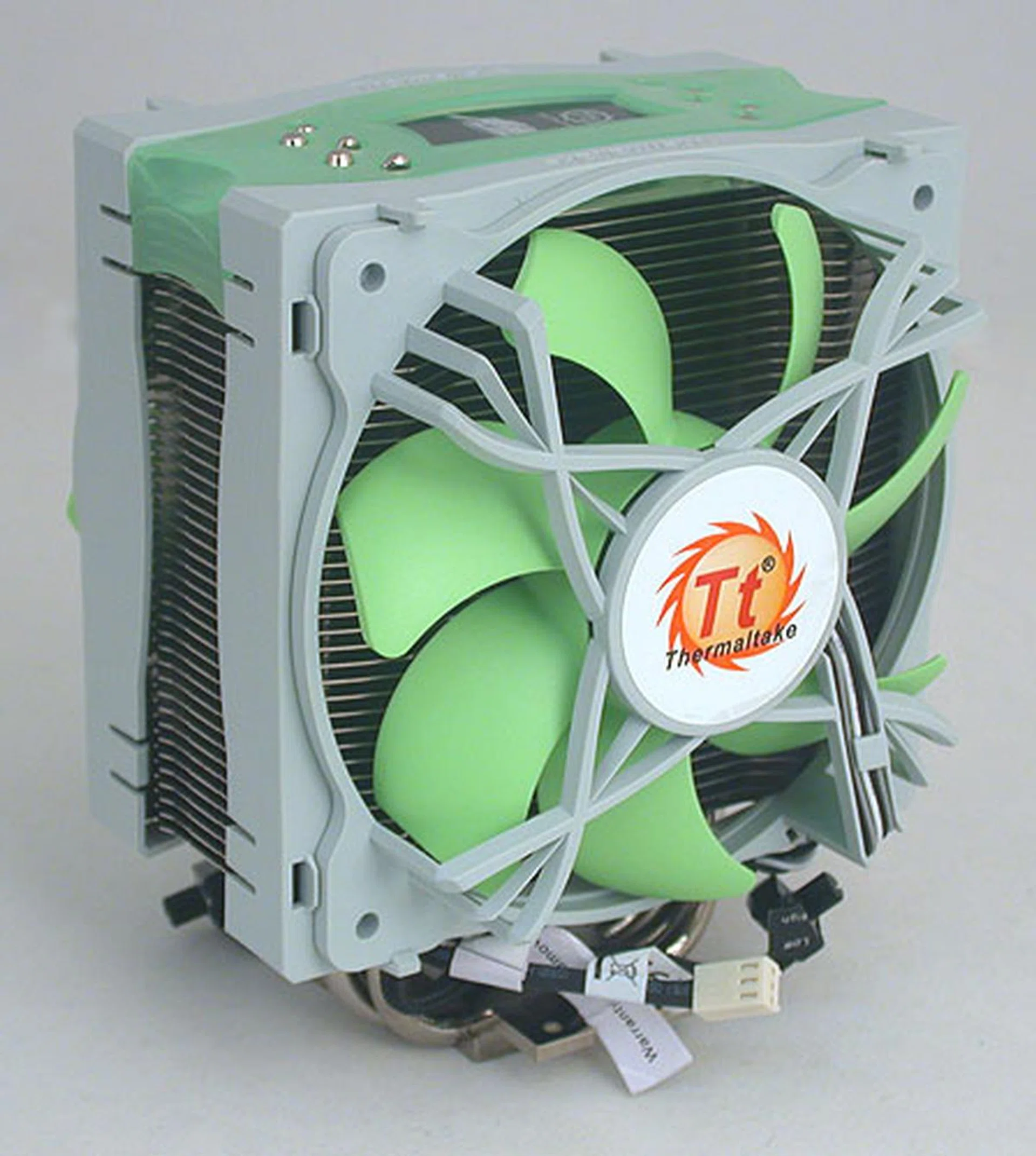 Thermaltake's latest CPU cooler features dual 120mm fans, copper heatpipes and comes with a Chinese name representing 'Silence'. 