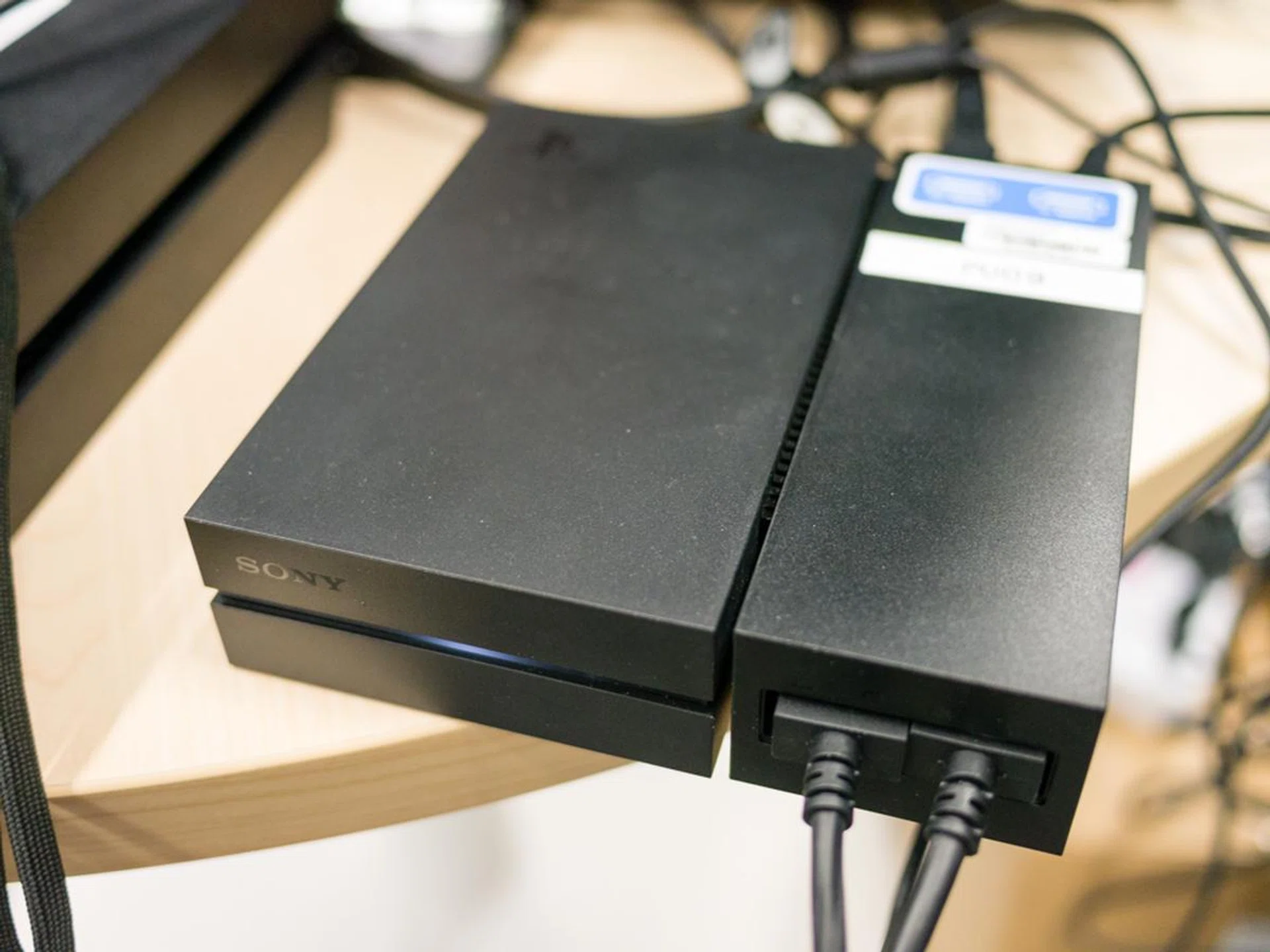 The PlayStation VR’s processing unit, which comes with the headset.
