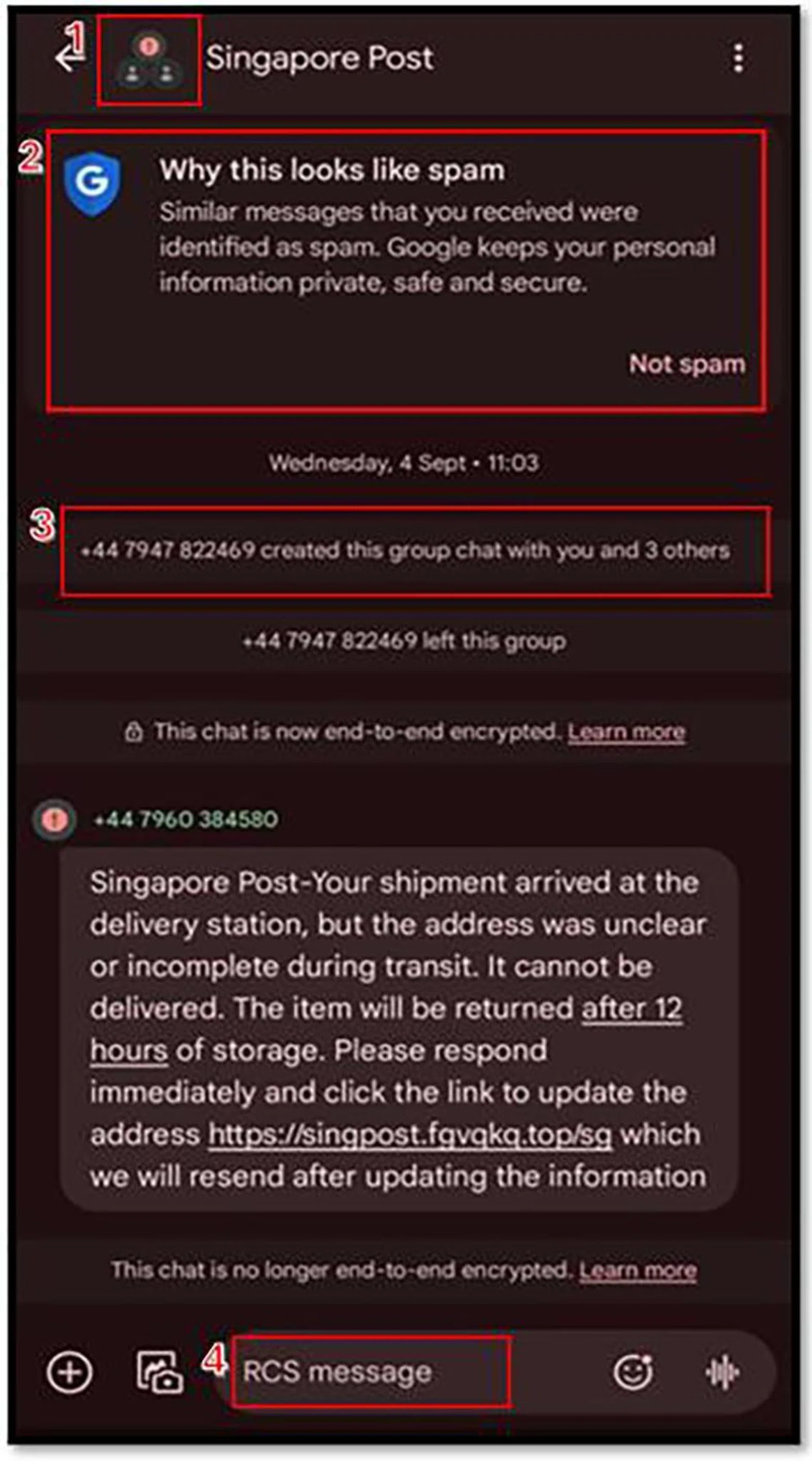 How to spot potential scam messages on iOS and Android | HardwareZone ...