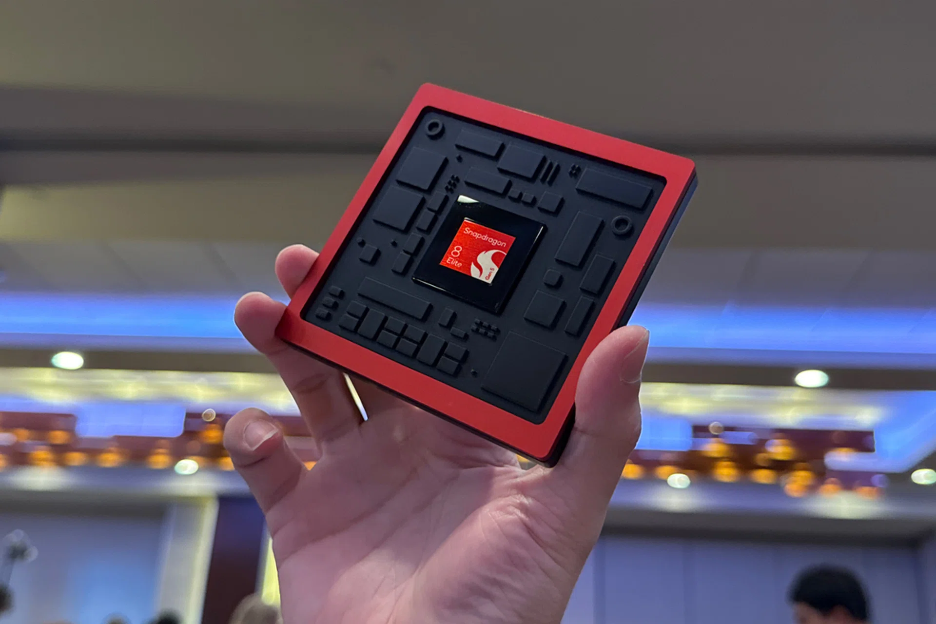 Sample of the Qualcomm Snapdragon 8 Elite Gen 5.