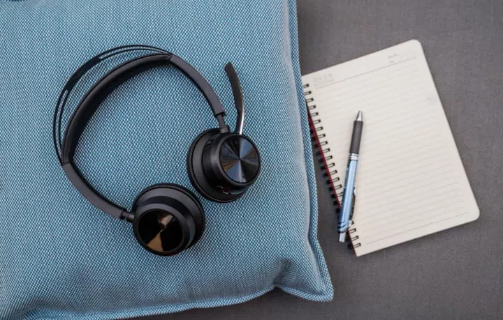 The Voyager Focus 2 is Teams and Zoom certified. Image courtesy of Poly. 