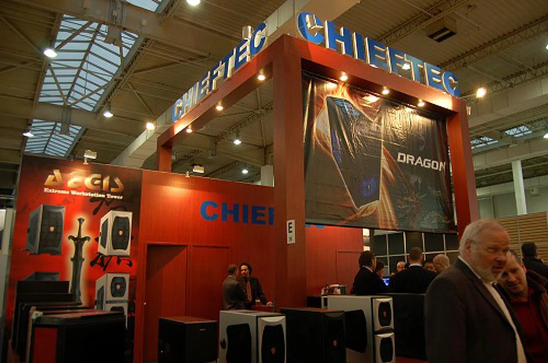  Some interesting case designs were found at Chenbro's booth.  