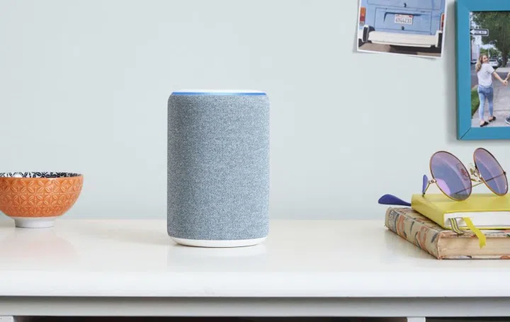 Here's the new Echo in Twilight Blue.