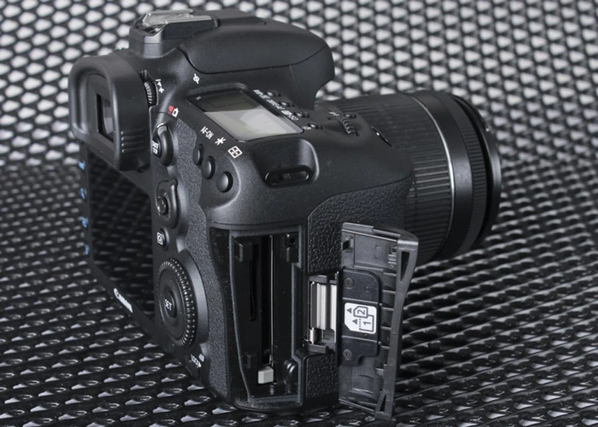 The 7D Mark II takes both CF and SD memory formats.