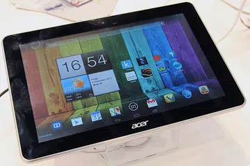 The Acer Iconia A3 is a 10.1-inch Android 4.2 tablet. It has a 1.2GHz quad-core processor, 16GB storage, and 1GB RAM.