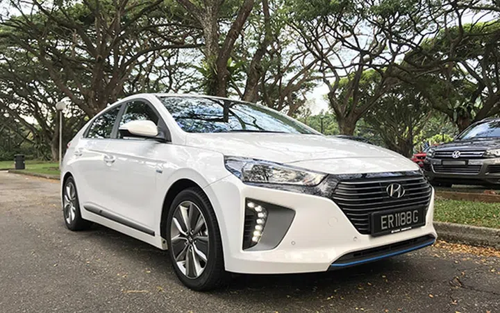 If you are considering the Hyundai Ioniq, get it in white. It looks great in white.