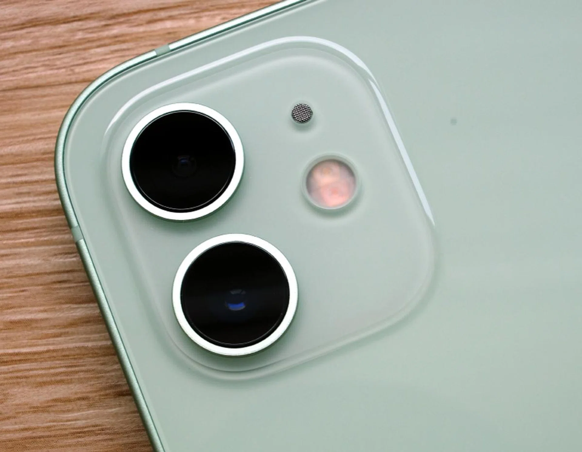 The iPhone 12 has two cameras. The main wide camera has a faster lens with a new 7-element lens construction.