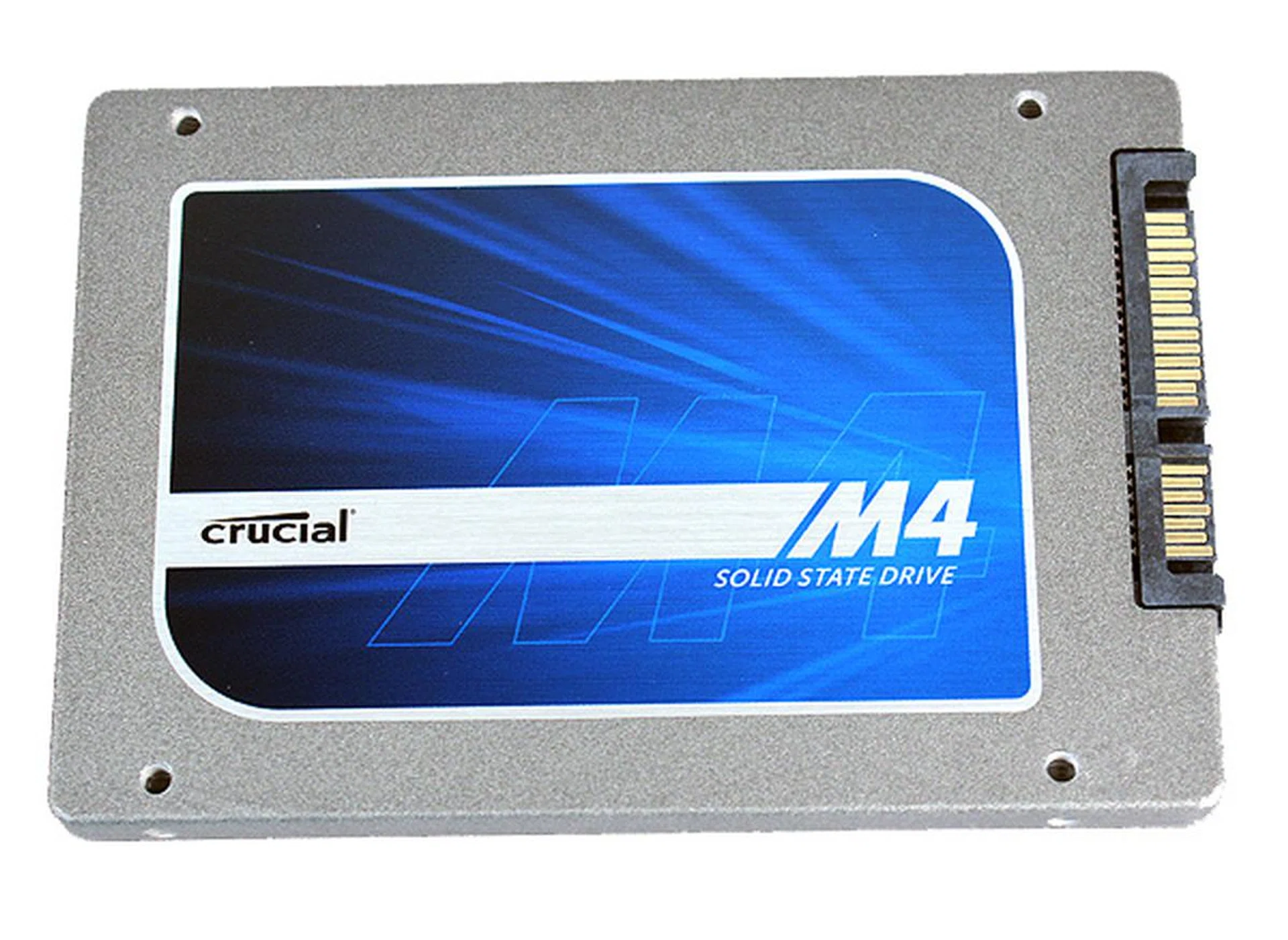 The Crucial M4 is one of the thicker drives, coming in at 9.5mm thick.
