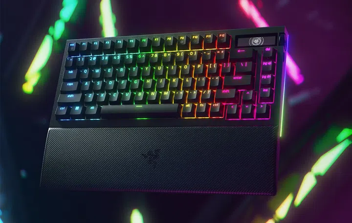 The keyboard is only available in Black. Photo: Razer