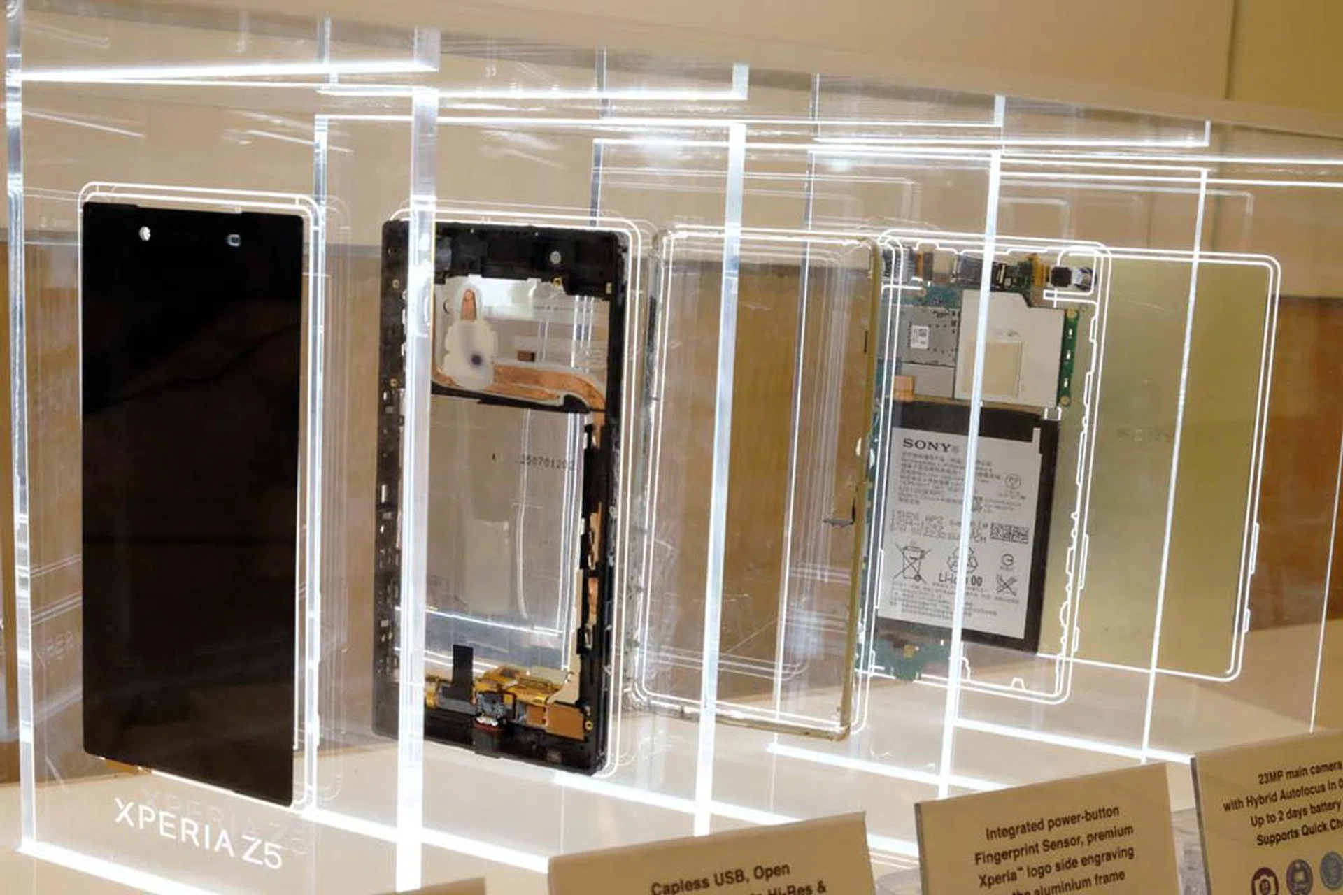 The Z5 is packed with new technology.