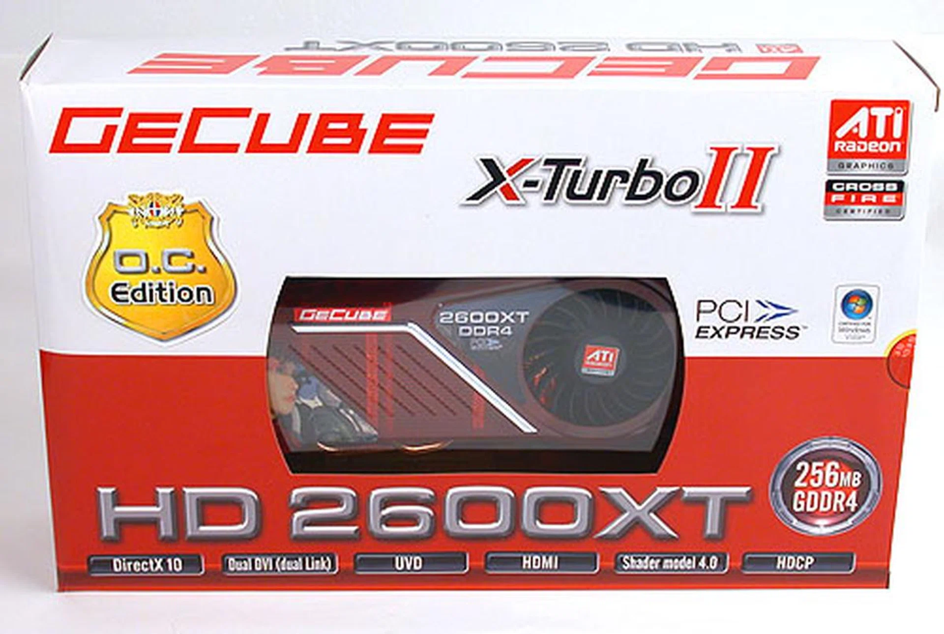 GeCube GC-XHD2600XTG4-D3 (Radeon HD 2600 XT 256MB GDDR4) | HardwareZone ...