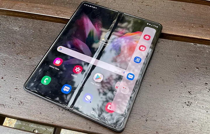 The Samsung Galaxy Z Fold3 does not have a built-in slot to house the S Pen.