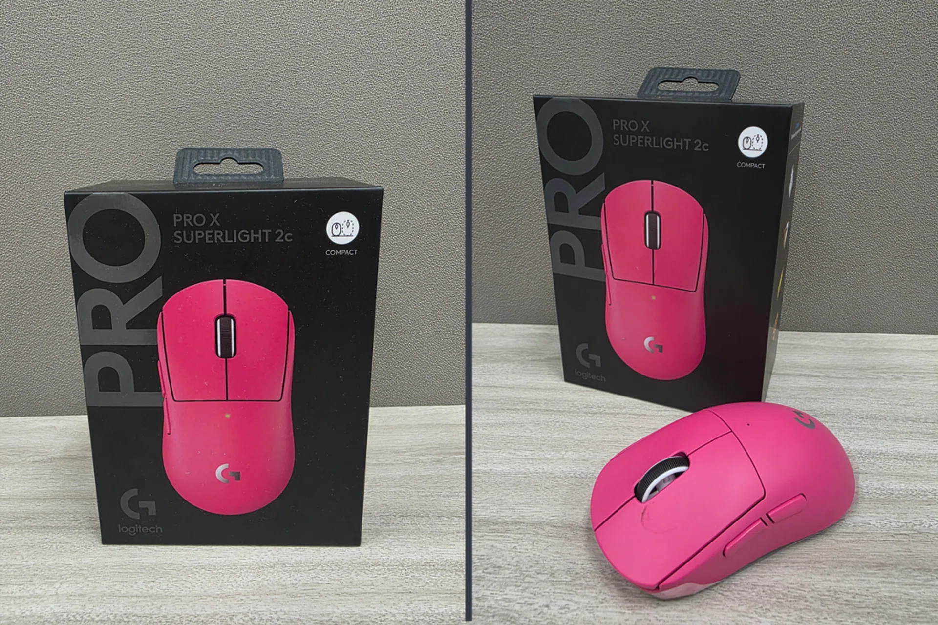 Image of the front and side view of the mouse