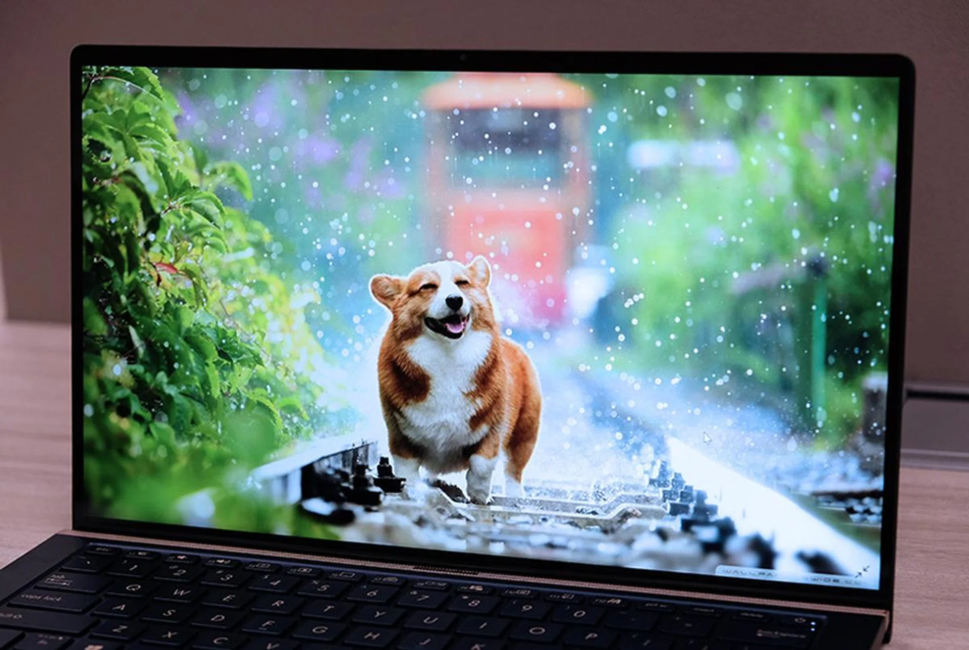 The display is good but doesn't quite have the punchiness of a true top-tier display.