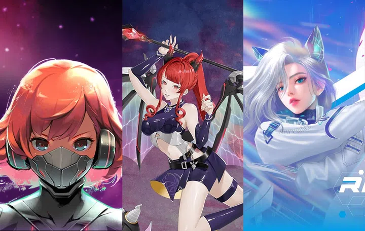 Other manufacturers have also gotten into anime PC components, including XPG’s Mera (left), MSI’s Nia (centre) and PowerColor’s Reva (right).