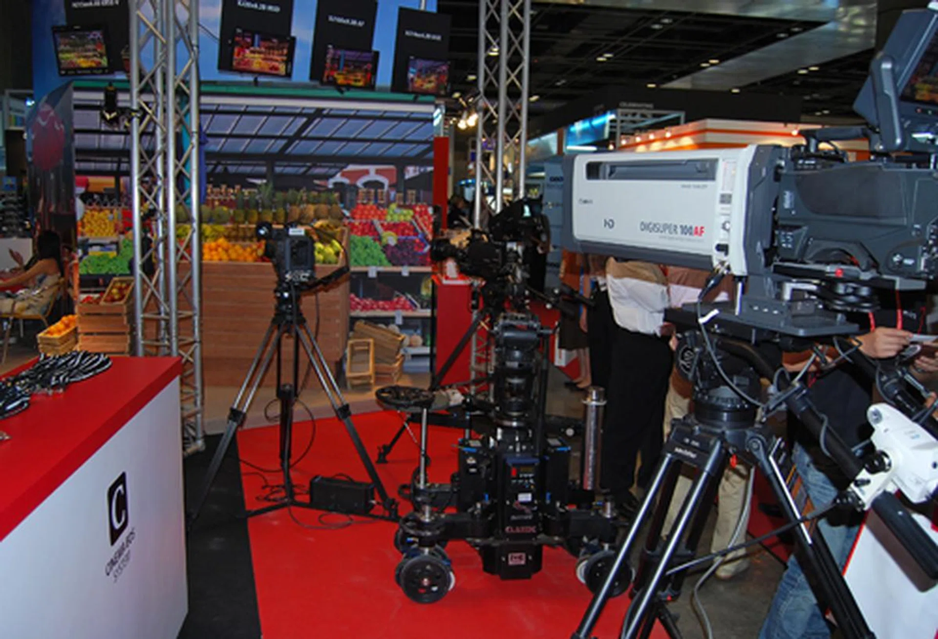 Canon was also out in full force showing off a range of hardware.