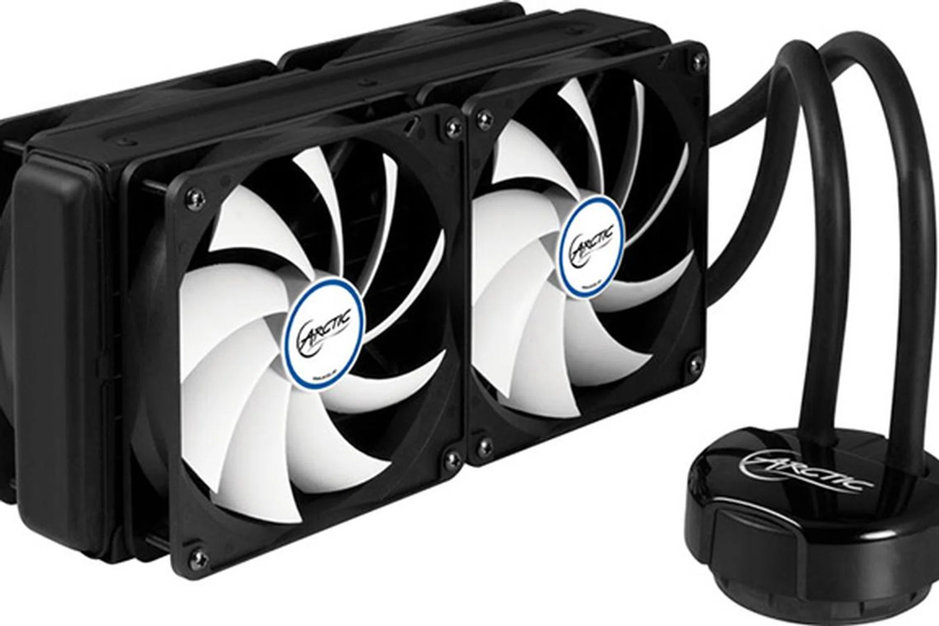 The Liquid Freezer 240 comes with four fans in a push-pull configuration. (Image Source: Arctic)