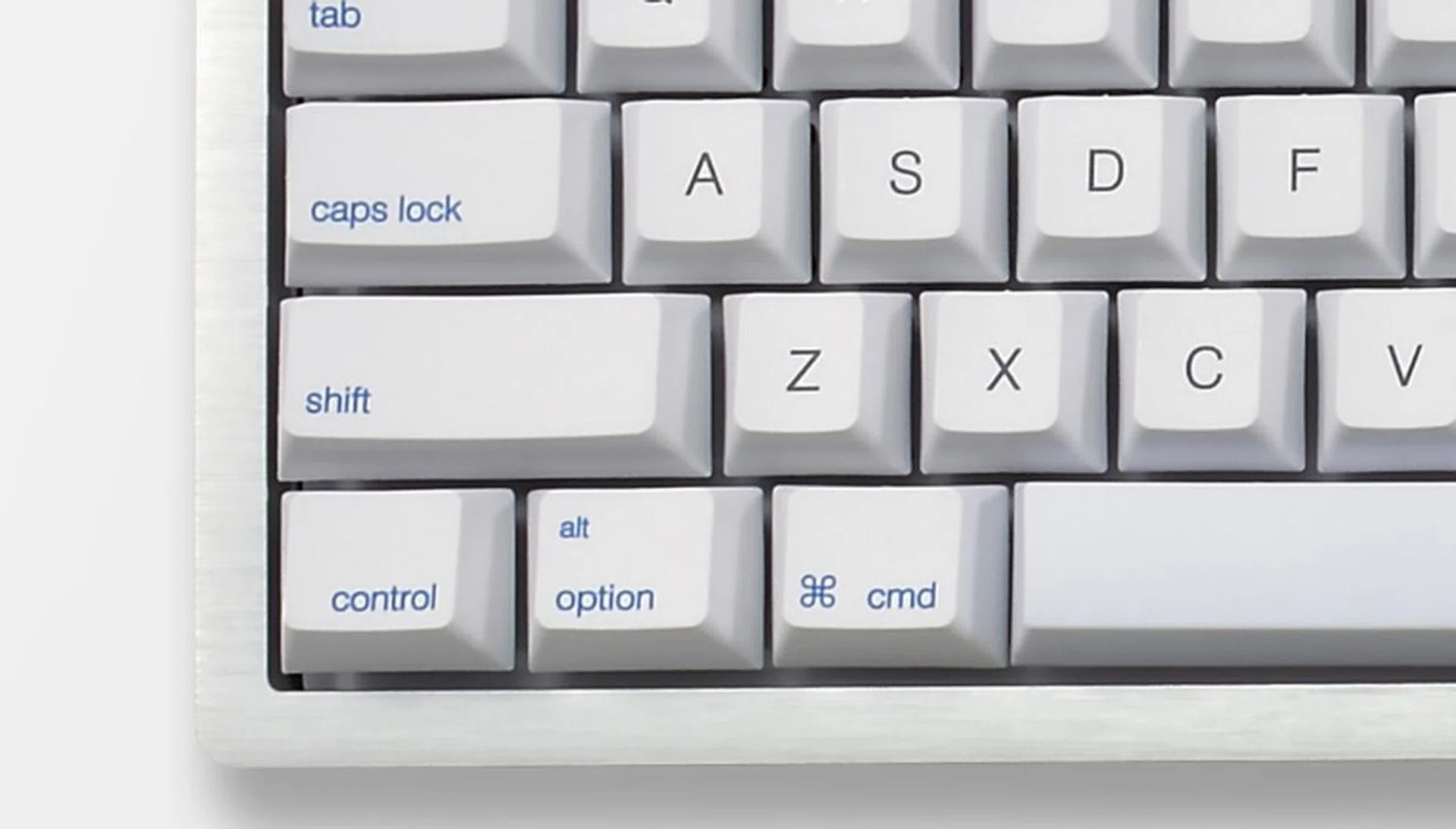 The Mistel MD870 Sleeker has Mac-specific keys that work perfectly with macOS. (Image source: Mistel)