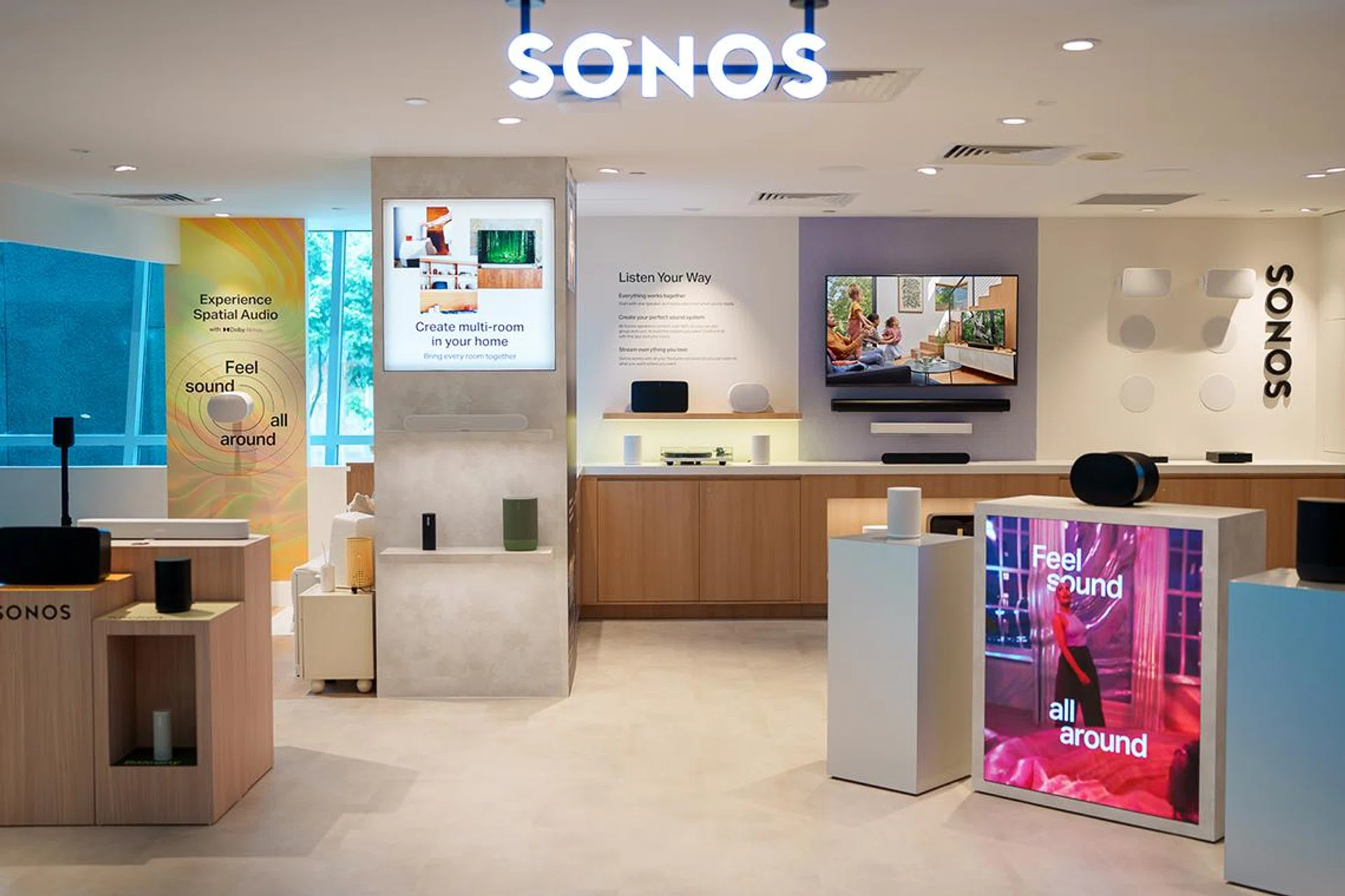 Sonos' first official store in Singapore is located at Wheelock Place. (Image source: Sonos)